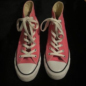 SOLD! Pink Hightop Converse